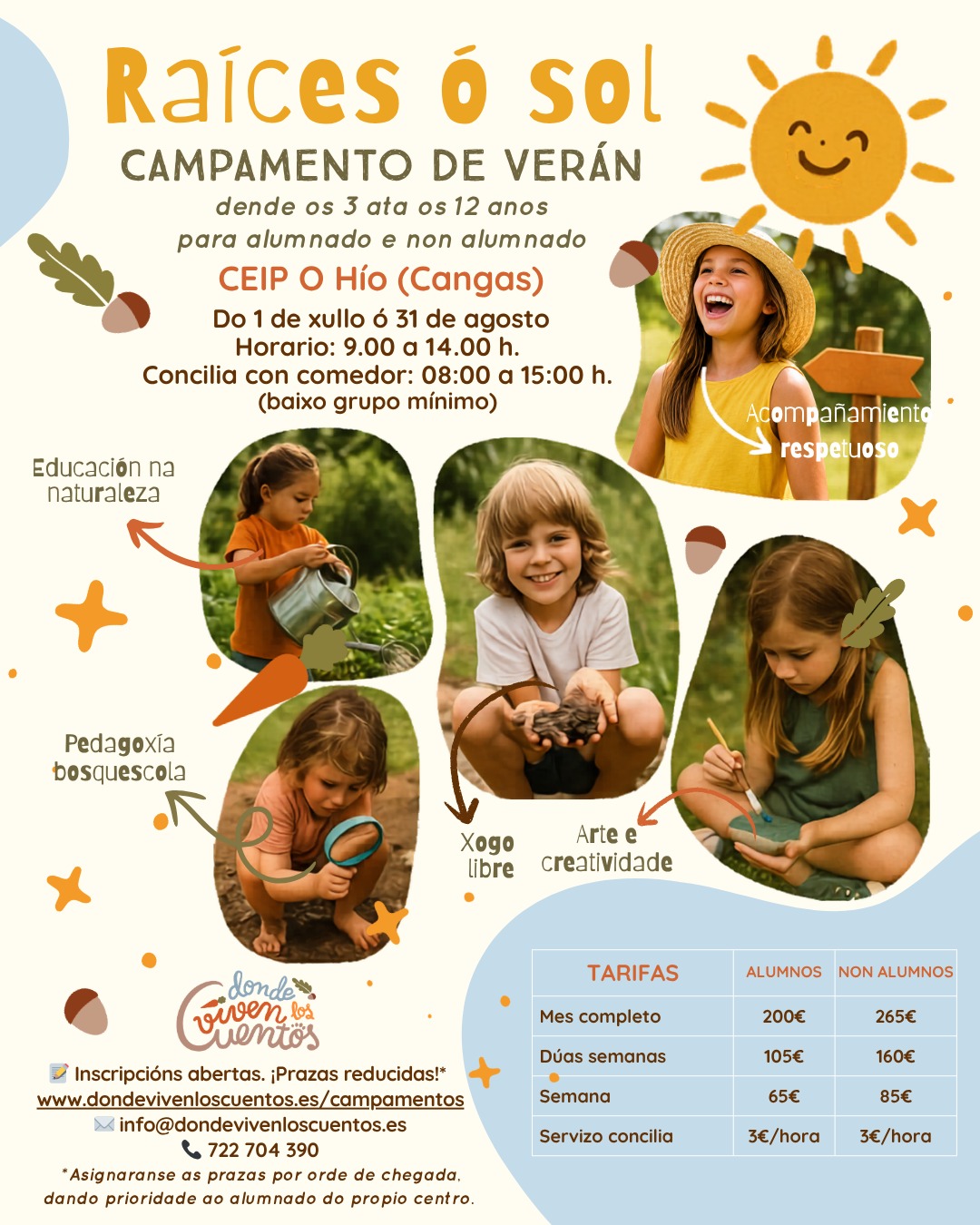 Campamento CEIP O Hío, Cangas